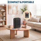 Portable Space Heater with Adjustable Thermostat